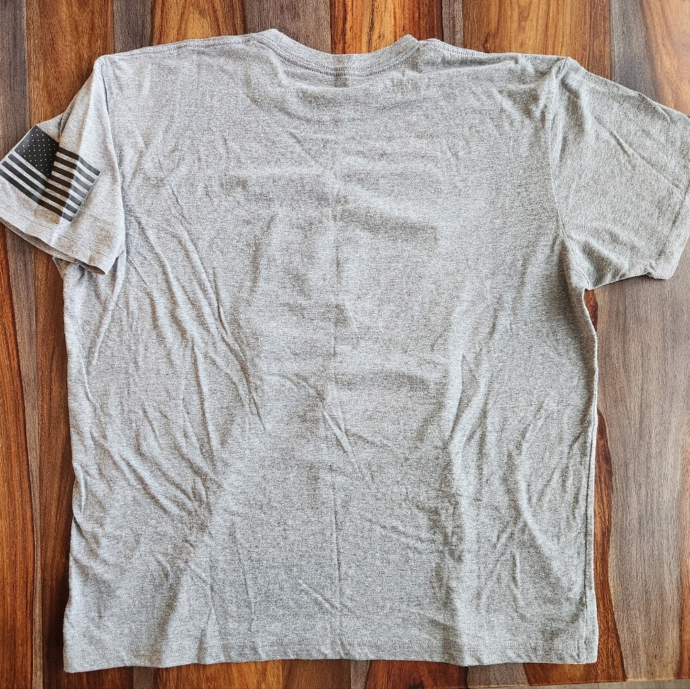 Graphic Tee Whiskey Tango Foxtrot Military American Flag Men's XL - Picture 4 of 4